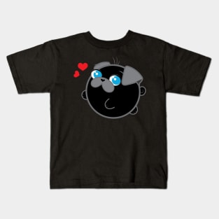 Poopy the Pug Puppy Kids T-Shirt